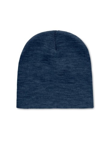 Bonnet  en polyester RPET - MARCO Matières : PET recyclé Couleurs : bleu personnalisable avec votre logo