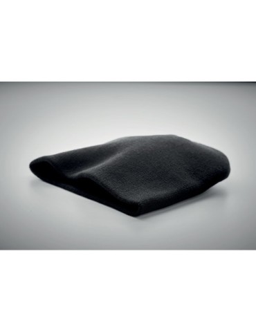 Bonnet  en polyester RPET - MARCO Matières : PET recyclé Couleurs : noir impression haute définition
