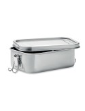 Lunch Box Éco-responsable en Acier Inox 750ml - CHAN LUNCHBOX Matières : acier inoxydable Couleurs : argenté mat personnalisable