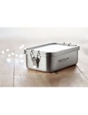 Lunch Box Éco-responsable en Acier Inox 750ml - CHAN LUNCHBOX Matières : acier inoxydable Couleurs : argenté mat impression haut