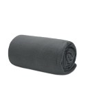 Couverture de voyage  en RPET personnalisée - MUSALA Matières : PET recyclé Couleurs : gris personnalisation sur mesure