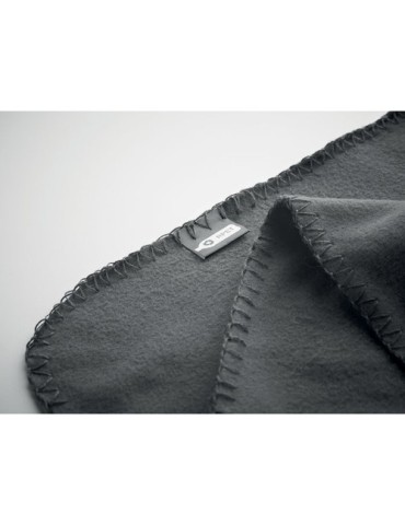 Couverture de voyage  en RPET personnalisée - MUSALA Matières : PET recyclé Couleurs : gris goodies personnalisé en stock