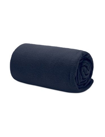 Couverture de voyage  en RPET personnalisée - MUSALA Matières : PET recyclé Couleurs : bleu personnalisable avec votre logo