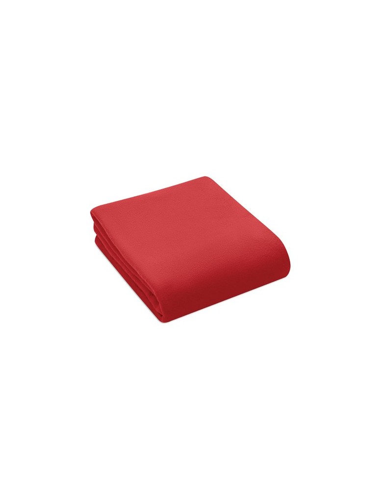 Couverture de voyage  en RPET personnalisée - MUSALA Matières : PET recyclé Couleurs : rouge goodies entreprise design