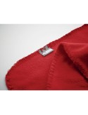 Couverture de voyage  en RPET personnalisée - MUSALA Matières : PET recyclé Couleurs : rouge cadeau entreprise pas cher