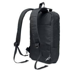 Sac à dos ordinateur  personnalisable 300D RPET - SINGAPORE Matières : PET Couleurs : noir 2