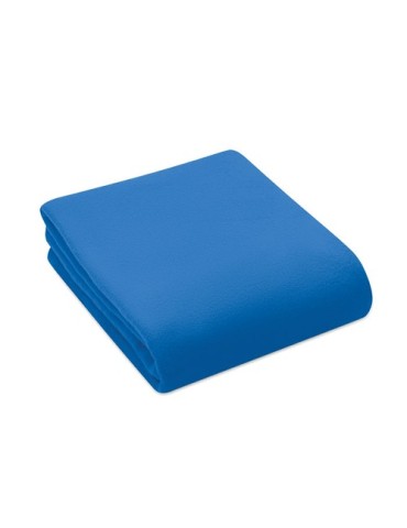 Couverture de voyage  en RPET personnalisée - MUSALA Matières : PET recyclé Couleurs : bleu royal accessoire événementiel unique