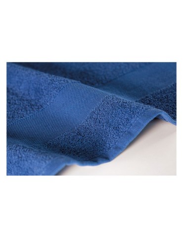 Serviette éponge bio personnalisée 100x50 cm TERRY Matières : coton biologique Couleurs : bleu royal cadeau affaires élégant