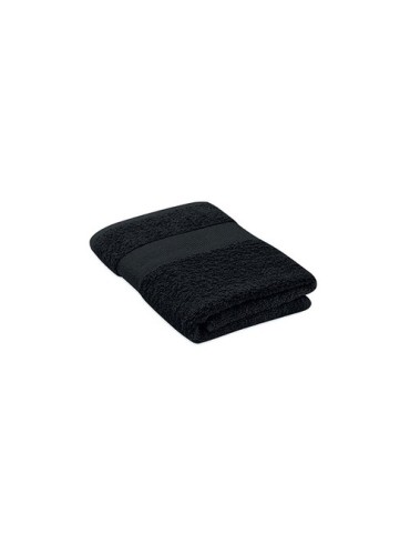 Serviette éponge bio personnalisée 100x50 cm TERRY Matières : coton biologique Couleurs : noir livraison express 24h 48h