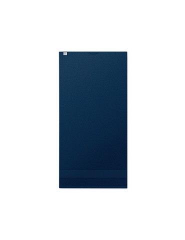 Serviette éponge bio personnalisée 100x50 cm TERRY Matières : coton biologique Couleurs : bleu goodies publicitaire durable