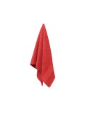 Serviette éponge bio personnalisée 100x50 cm TERRY Matières : coton biologique Couleurs : rouge accessoire événementiel unique