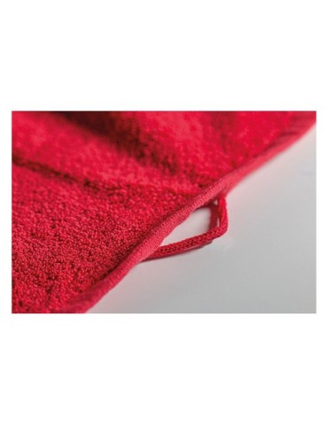 Serviette éponge bio personnalisée 100x50 cm TERRY Matières : coton biologique Couleurs : rouge livraison express 24h 48h