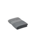 Serviette éponge bio personnalisée 100x50 cm TERRY Matières : coton biologique Couleurs : gris personnalisable avec votre logo