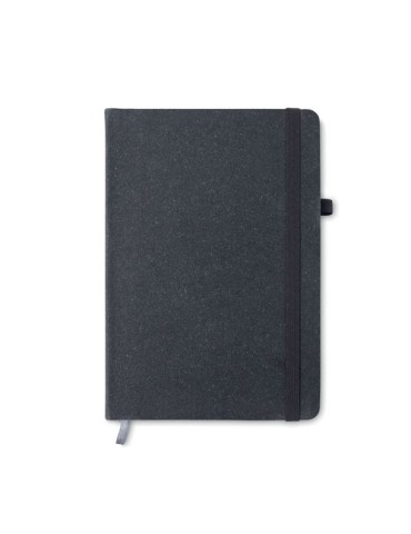 Carnet A5 ligné en PU recyclé  personnalisé BAOBAB Matières : papier recyclé Couleurs : noir 2