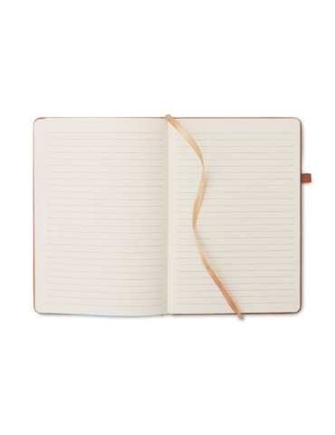 Carnet A5 ligné en PU recyclé  personnalisé BAOBAB Matières : papier recyclé Couleurs : marron objet promotionnel éco-responsabl