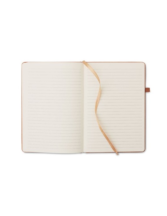 Carnet A5 ligné en PU recyclé BAOBAB