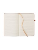 Carnet A5 ligné en PU recyclé  personnalisé BAOBAB Matières : papier recyclé Couleurs : marron objet promotionnel éco-responsabl