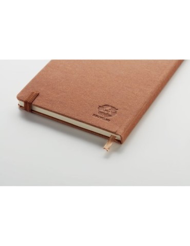 Carnet A5 ligné en PU recyclé  personnalisé BAOBAB Matières : papier recyclé Couleurs : marron goodies entreprise design