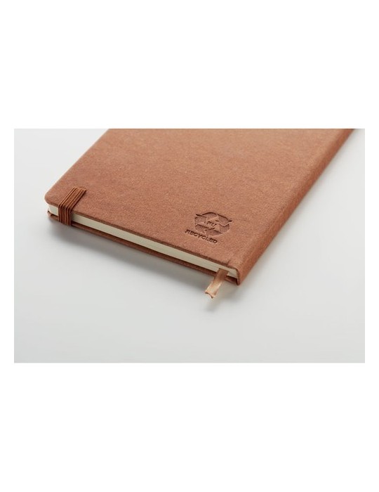 Carnet A5 ligné en PU recyclé  personnalisé BAOBAB Matières : papier recyclé Couleurs : marron goodies entreprise design