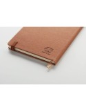 Carnet A5 ligné en PU recyclé  personnalisé BAOBAB Matières : papier recyclé Couleurs : marron goodies entreprise design