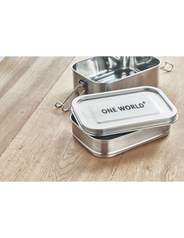 Boîte à Lunch Isotherme en Acier Inox - DOUBLE CHAN 2