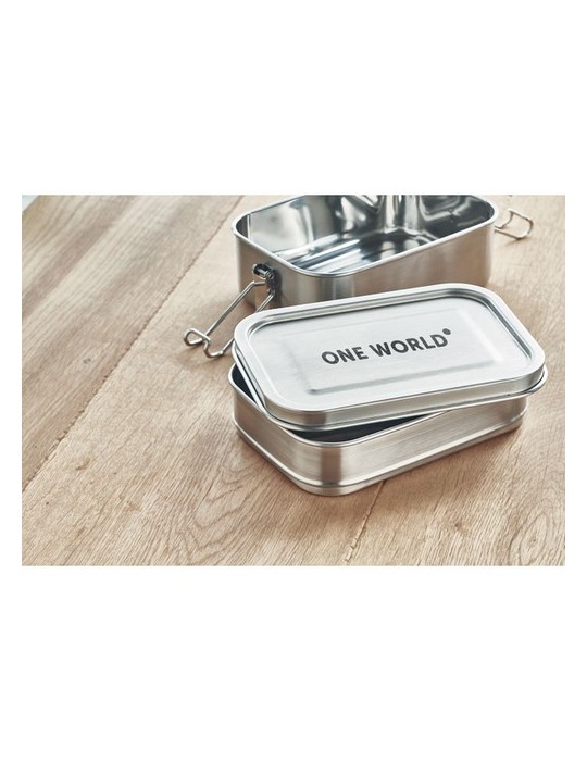 Boîte à Lunch Isotherme en Acier Inox - DOUBLE CHAN