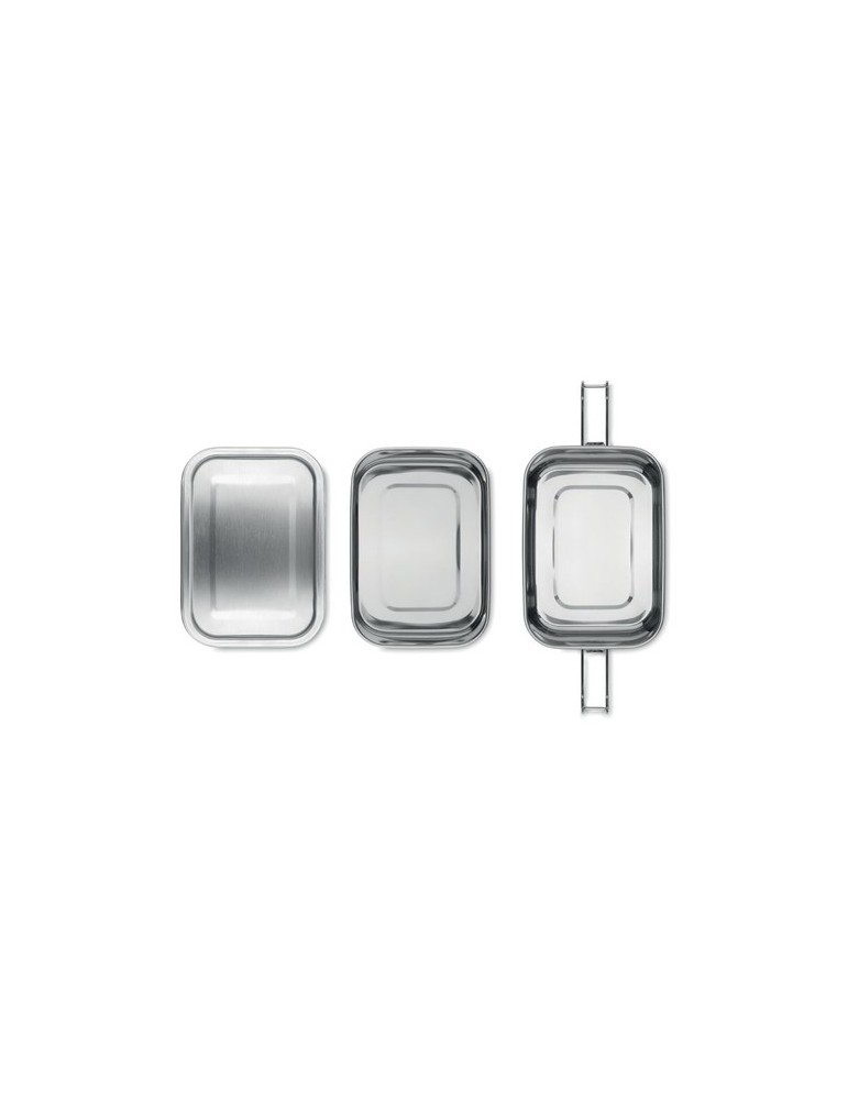 Boîte à Lunch Isotherme en Acier Inox - DOUBLE CHAN