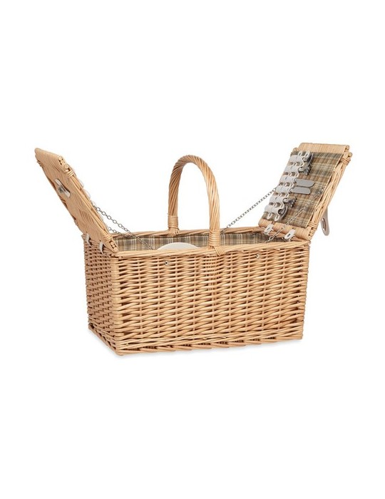 Panier Pique-Nique en Osier 4 MIMBRE PLUS
