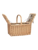 Panier pique-nique  en osier 4 places MIMBRE PLUS Matières : bois Couleurs : bois goodies publicitaire événementiel