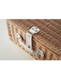 Panier pique-nique  en osier 4 places MIMBRE PLUS Matières : bois Couleurs : bois impression haute définition