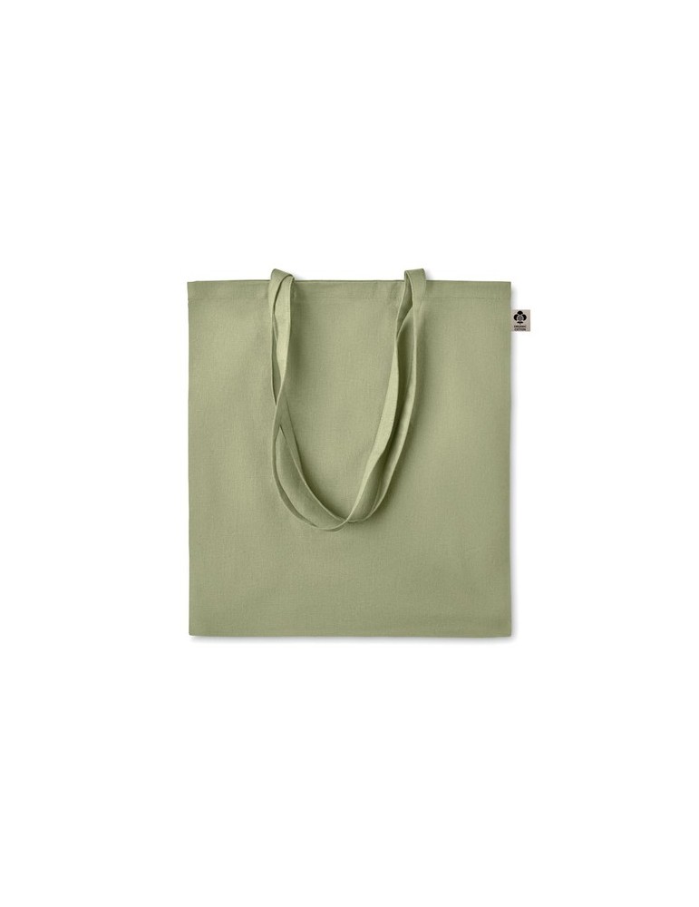 Sac shopping  en coton organique ZIMDE COLOUR Matières : coton biologique Couleurs : vert