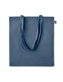 Sac shopping  en coton organique ZIMDE COLOUR Matières : coton biologique Couleurs : bleu livraison express 24h 48h