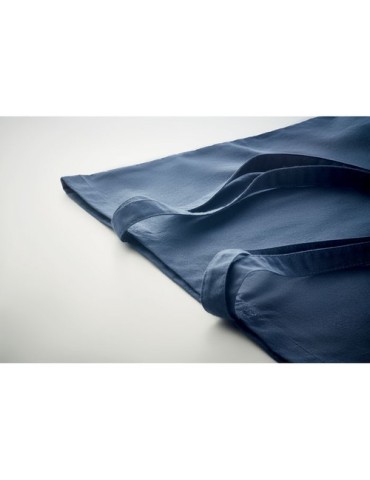 Sac shopping  en coton organique ZIMDE COLOUR Matières : coton biologique Couleurs : bleu personnalisation rapide en France