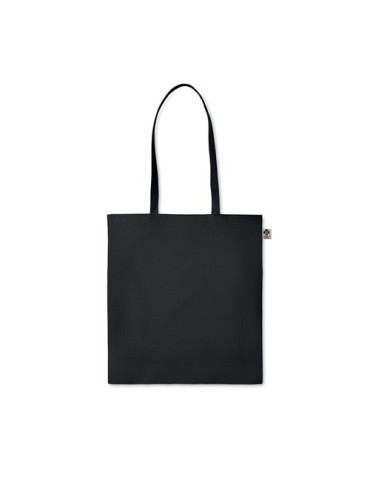 Sac shopping  en coton organique ZIMDE COLOUR Matières : coton biologique Couleurs : noir goodies publicitaire durable