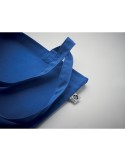 Sac shopping  en coton organique ZIMDE COLOUR Matières : coton biologique Couleurs : bleu royal objet publicitaire robuste