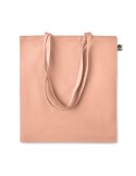 Sac shopping  en coton organique ZIMDE COLOUR Matières : coton biologique Couleurs : orange personnalisable avec votre logo