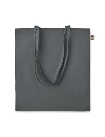 Sac shopping  en coton organique ZIMDE COLOUR Matières : coton biologique Couleurs : pierre impression haute définition