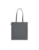 Sac shopping  en coton organique ZIMDE COLOUR Matières : coton biologique Couleurs : pierre marquage laser ultra précis