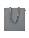 Sac shopping  en coton organique ZIMDE COLOUR Matières : coton biologique Couleurs : gris objet promotionnel éco-responsable