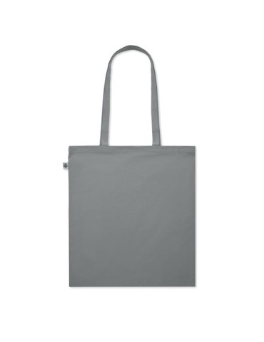 Sac shopping  en coton organique ZIMDE COLOUR Matières : coton biologique Couleurs : gris goodies entreprise design