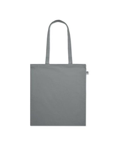 Sac shopping  en coton organique ZIMDE COLOUR Matières : coton biologique Couleurs : gris goodies publicitaire événementiel