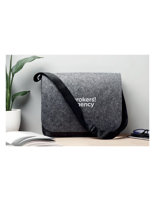 Sac Messager en Feutre RPET BAGLO - Élégance Écologique