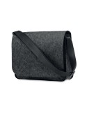 Sac messager  en feutre RPET personnalisable BAGLO Matières : PET recyclé Couleurs : pierre personnalisable avec votre logo