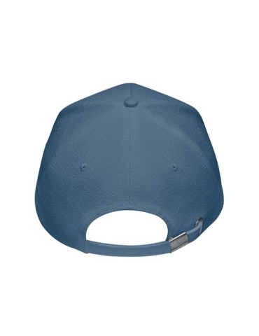 Casquette baseball  en chanvre personnalisée pas cher - NAIMA CAP Matières : chanvre Couleurs : bleu cadeau collaborateur premiu