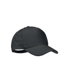 Casquette baseball  en chanvre personnalisée pas cher - NAIMA CAP Matières : chanvre Couleurs : noir impression haute définition