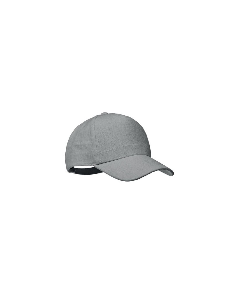 Casquette baseball  en chanvre personnalisée pas cher - NAIMA CAP Matières : chanvre Couleurs : gris personnalisable avec votre 