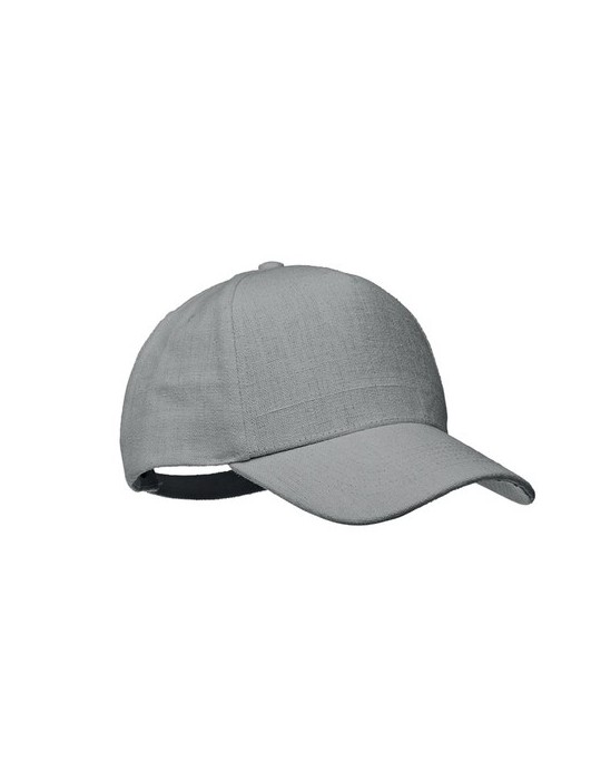 Casquette baseball  en chanvre personnalisée pas cher - NAIMA CAP Matières : chanvre Couleurs : gris personnalisable avec votre 