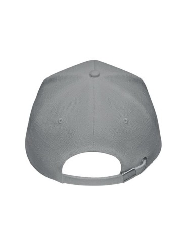 Casquette baseball  en chanvre personnalisée pas cher - NAIMA CAP Matières : chanvre Couleurs : gris marquage laser ultra précis