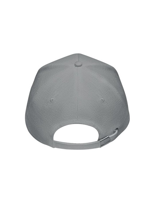 Casquette baseball  en chanvre personnalisée pas cher - NAIMA CAP Matières : chanvre Couleurs : gris marquage laser ultra précis