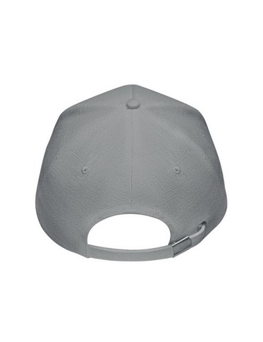 Casquette baseball  en chanvre personnalisée pas cher - NAIMA CAP Matières : chanvre Couleurs : gris goodies publicitaire durabl